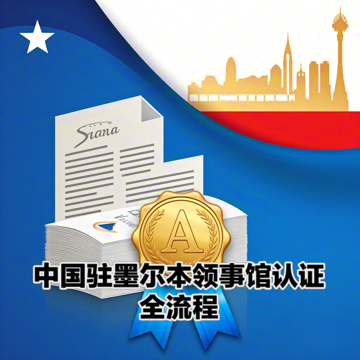 中国驻墨尔本领事馆认证流程