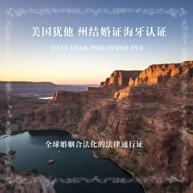 美国犹他州结婚证海牙认证攻略